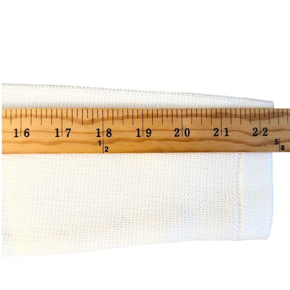 Quince Women’s Organic Cotton White Cardigan XS w/ Gold Buttons & Pockets - Picture 11 of 13